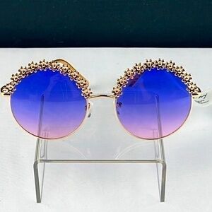Circus NY - ‘Rose Gold Flowered’ sunglasses. NWT